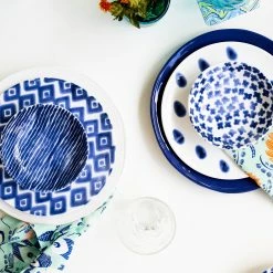 Viva By VIETRI Santorini Flower Condiment Bowl -VIETRI SHOP VSAN 003003C LSALT 14 1800x1800