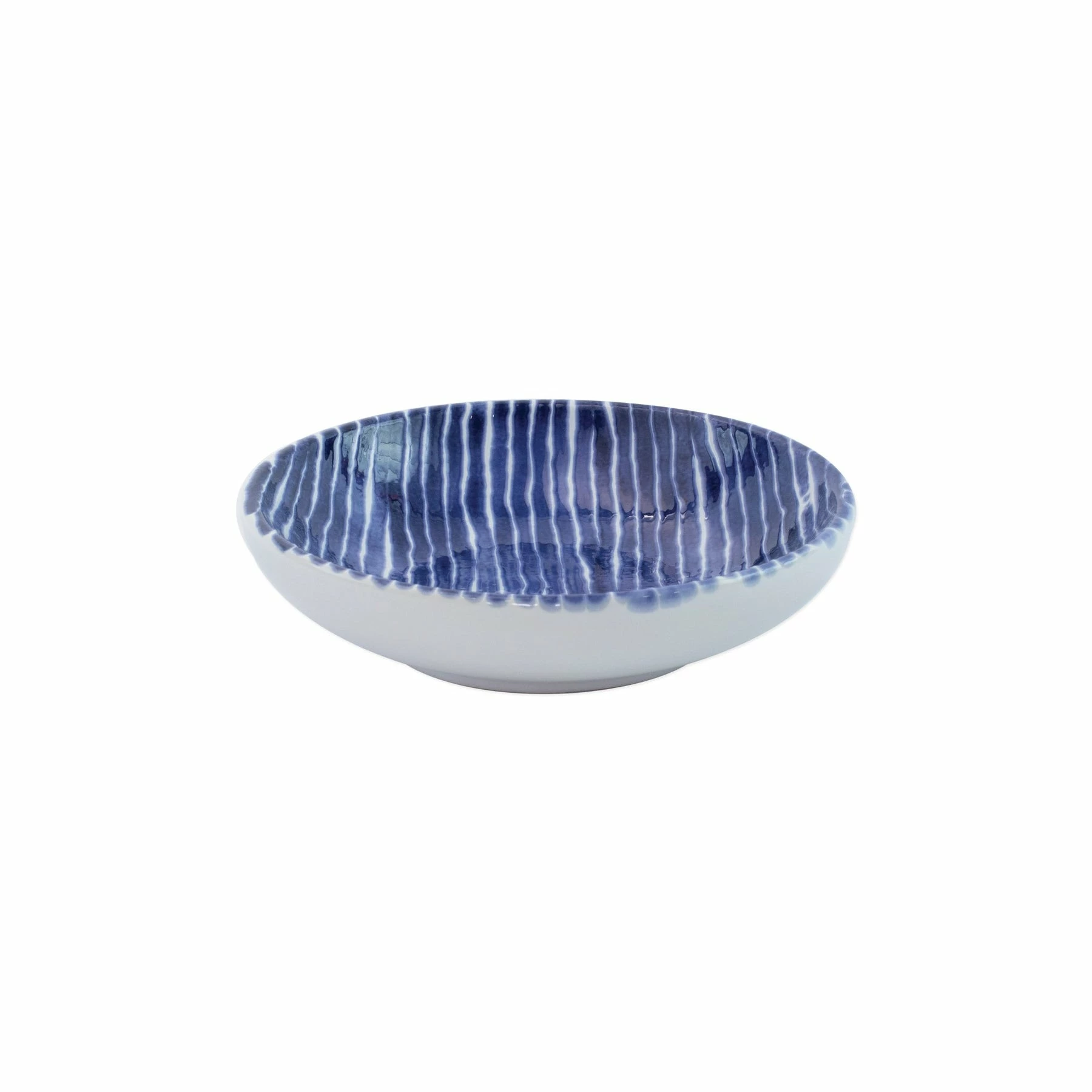 Viva By VIETRI Santorini Stripe Condiment Bowl 1 Viva By VIETRI Santorini Stripe Condiment Bowl