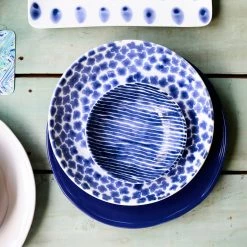 Viva By VIETRI Santorini Stripe Condiment Bowl 10 Viva By VIETRI Santorini Stripe Condiment Bowl -VIETRI SHOP VSAN 003003D LSALT 2 1800x1800