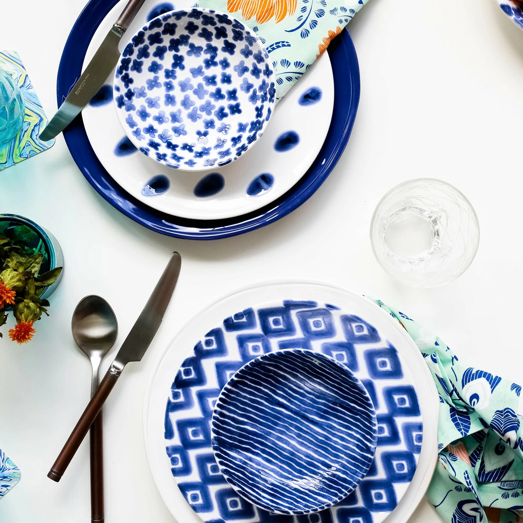 Viva By VIETRI Santorini Stripe Condiment Bowl 4 Viva By VIETRI Santorini Stripe Condiment Bowl - Image 4