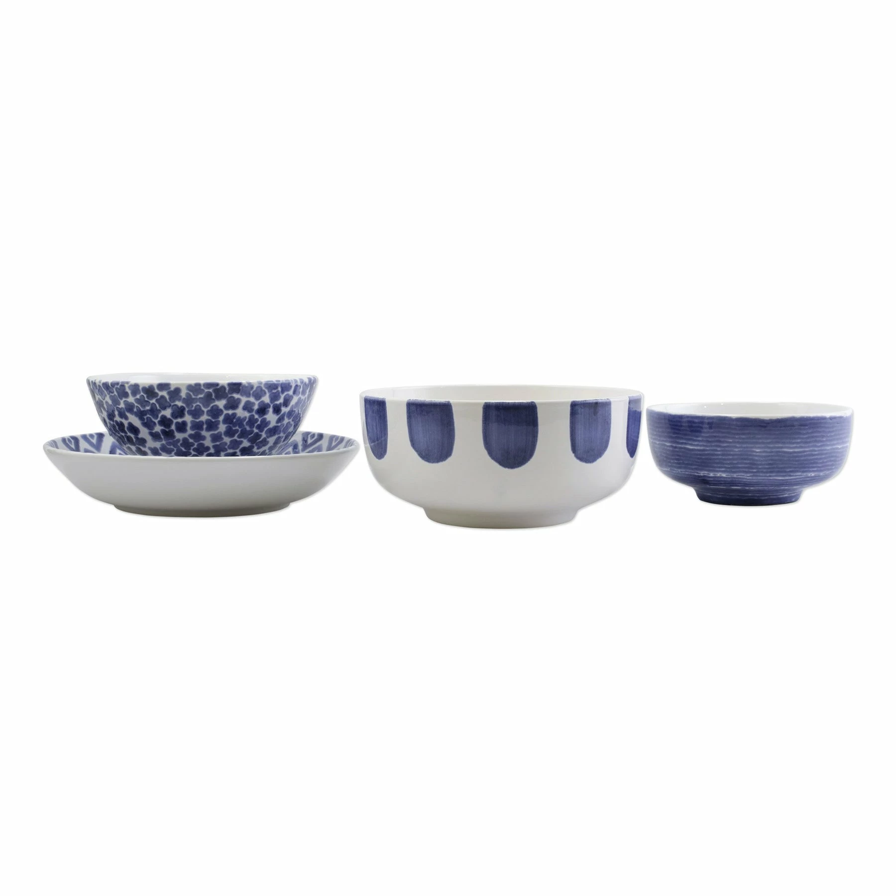 Viva By VIETRI Santorini 4-Piece Serving Bowls Set 1 Viva By VIETRI Santorini 4-Piece Serving Bowls Set