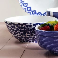 Viva By VIETRI Santorini Flower Small Serving Bowl -VIETRI SHOP VSAN 003075 2100 web3 1800x1800