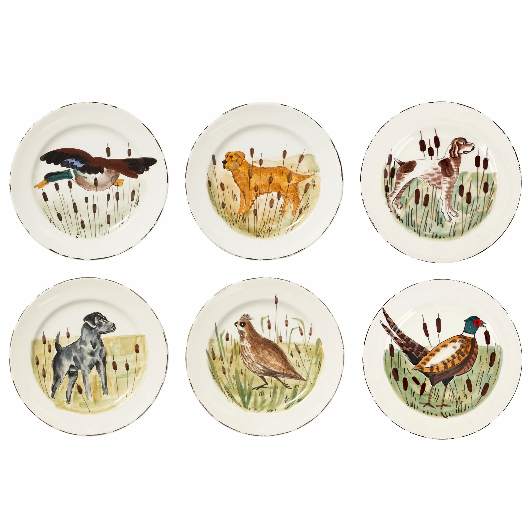 Vietri Wildlife Assorted Dinner Plates - Set Of 6 1 Vietri Wildlife Assorted Dinner Plates - Set Of 6
