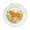 Vietri Wildlife Hunting Dog Dinner Plate