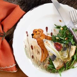 Vietri Wildlife Hunting Dog Dinner Plate -VIETRI SHOP WDL 7800GR LSALT 5 1800x1800