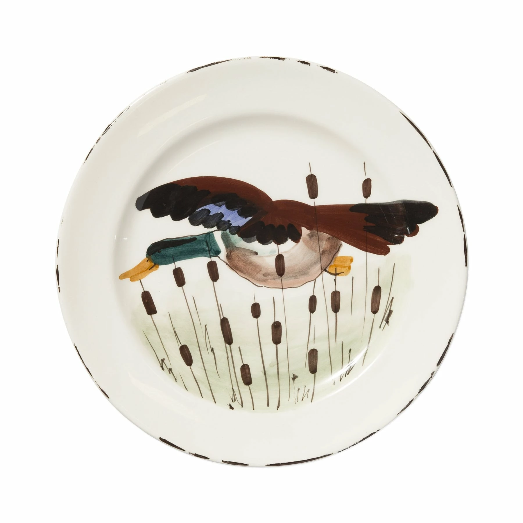 Vietri Wildlife Mallard Dinner Plate 1 Vietri Wildlife Mallard Dinner Plate