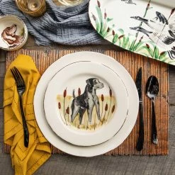 Vietri Wildlife Black Hunting Dog Salad Plate -VIETRI SHOP WDL 7801BL 3 1800x1800