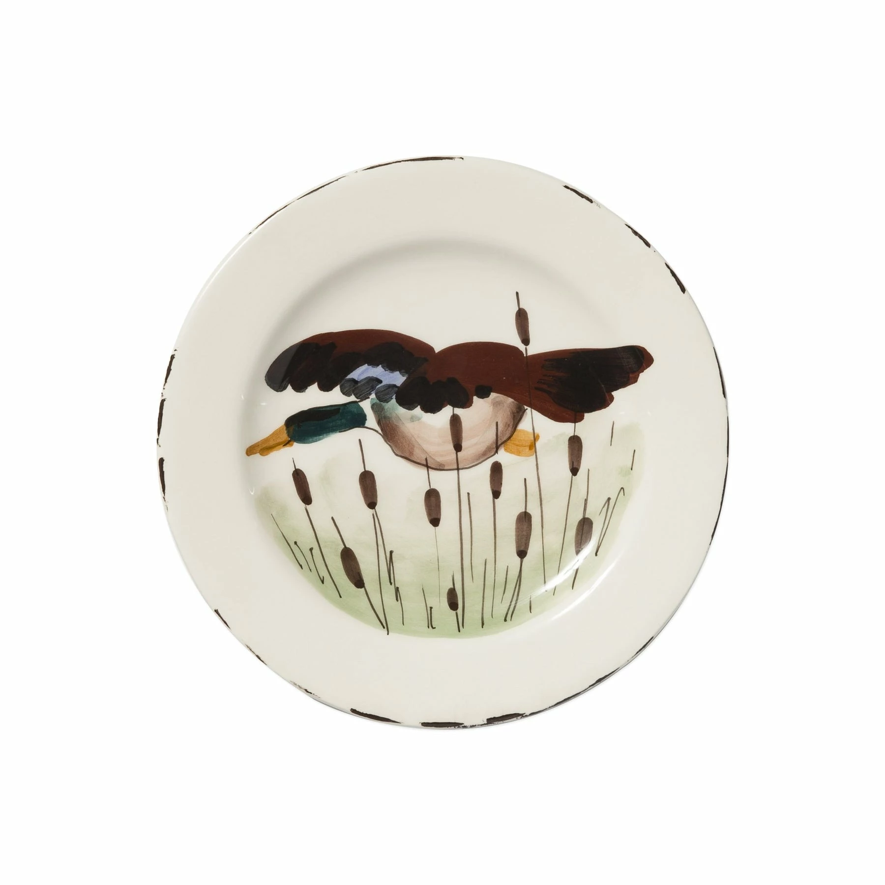 Vietri Wildlife Mallard Salad Plate 1 Vietri Wildlife Mallard Salad Plate