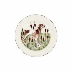 Vietri Wildlife Spaniel Salad Plate