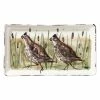 Vietri Wildlife Quail Rectangular Platter